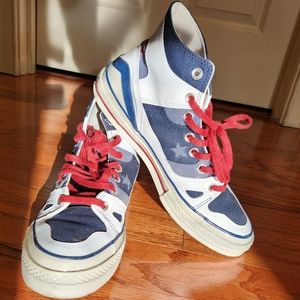 Converse Chuck Taylor 70 E260 Hi White Blue Red Shoes Sneakers
